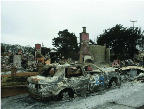 San Bruno destruction