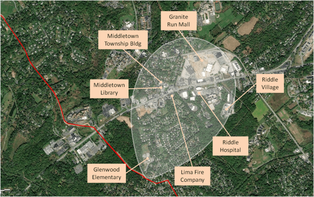 vapor cloud from rupture at Glenwood (G2) 12-4-18
