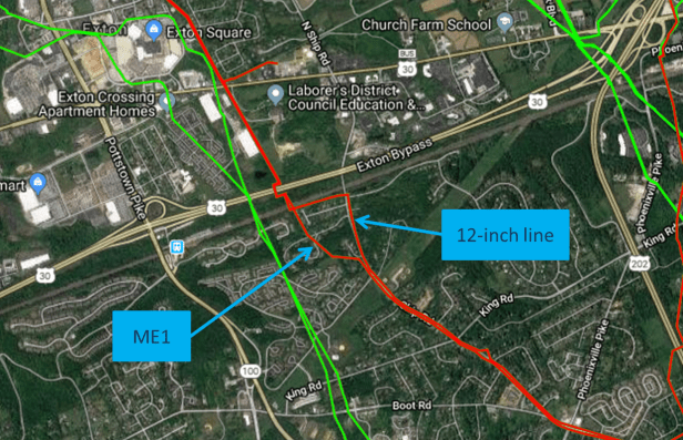 pipelines near Lisa Dr w captions