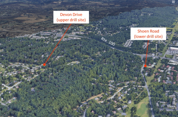 Shoen &amp; Devon drill sites annotated 8-17-20